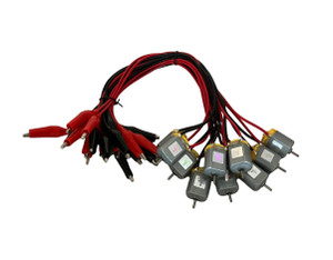 Miniature Motors with 12" Alligator Clip Leads Miniature Motors with 12" Alligator Clip Leads
