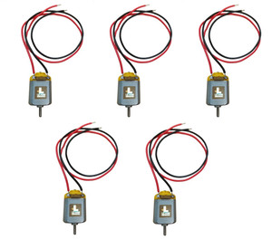 Bulk Miniature Motor, 1.5 - 3.0 Volts DC with Wire Leads, Pack of 5 Bulk Miniature Motor, 1.5 - 3.0 Volts DC with Wire Leads, Pack of 5