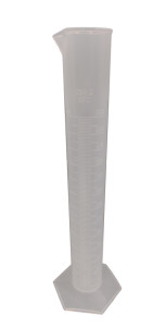 Graduated Cylinder, Polypropylene, 250ml Graduated Cylinder, Polypropylene, 250ml