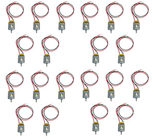 Bulk Miniature Motor, 1.5 - 3.0 Volts DC with Wire Leads, Pack of 20 Bulk Miniature Motor, 1.5 - 3.0 Volts DC with Wire Leads, Pack of 20