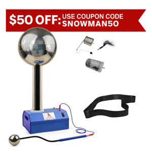 $50 Off Lethan Corporation Van De Graaff Generator with Accessory Set and Spare Belt