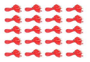 Bulk Alligator Clips Test Lead Connecting Wires, Pack of 100