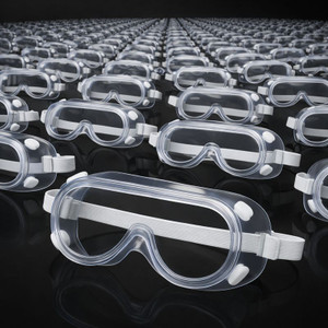 Bulk Safety Lab Goggles, Laboratory Classroom, Vented, Package of 100