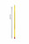 Partial Immersion thermometer with plastic sleeve, yellow, -10 to 110 degrees c measuring range