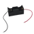 Plastic D-Cell Battery Holder with Wire Leads