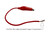 Stranded Copper 22AWG Alligator Test Leads