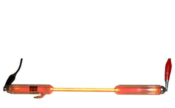 Gas Ionization Tube for Van De Graaff with Connecting Wire