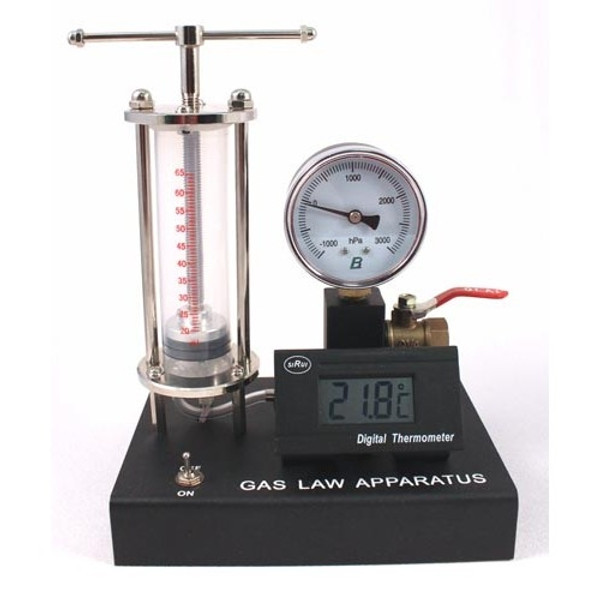 Boyle's Advanced Gas Law Demo with Digital Temperature Display