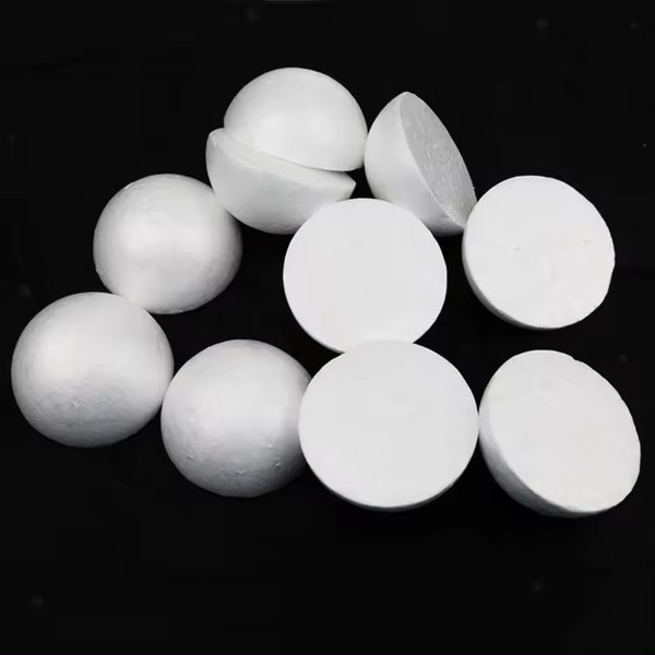 Styrofoam Half Spheres or Half Balls, 3", Case of 300