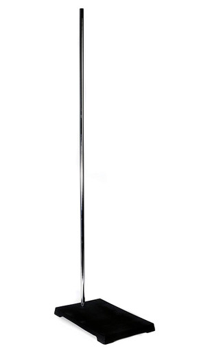 StonyLab Cast Iron Ring Stand - 8x5 Inch Base With 22.44 Inch Rod For Laboratory Use