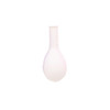 A white 30cm balloon with a smooth, rounded shape, featuring a narrow neck and a glossy finish.