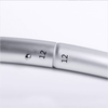 A silver circular frame showing connectors, with the number "12" printed on it. The frame has a metallic finish.