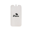 A white Cooler Brick with a logo, designed to fit inside cooler bags.