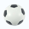 A Hi Bounce Soccer Ball featuring a classic white design with black pentagonal patches.