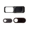 A set of three webcam privacy covers in black, designed for securing webcams when not in use.