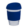 coffee cup / Mug 12oz/340ml Glass Karma Kup Silicon Lid Reusable  Eco Friendly