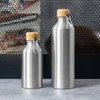 Drink Bottle made from aluminium with a bamboo lid 400ml