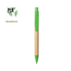 Pen made from bamboo and PLA fully compostable material Heloix