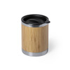 Coffee Cup double wall , insulated , bamboo and stainless steel 300ml