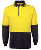 JB's Hi Vis L/S Cotton Polo