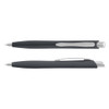 A Javalin pen in dark grey with a sleek design and silver accents, featuring a branding logo.
