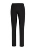 A pair of black women's leggings with a slim fit and no visible branding.