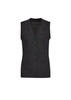 Womens Button Front Knit Vest