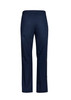 Navy blue men's scrub pants featuring an elastic waistband and a single back pocket.