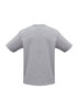 A grey short sleeve T-shirt with a relaxed fit. It features a simple design and has a logo.