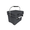 A grey 15L Cooler Box with a sturdy handle and branding on the front.