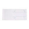 A large foldable magnetic box in white, featuring adhesive corners and a ribbon for closure.
