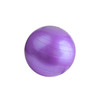 A purple PVC yoga ball with a textured surface, featuring a logo. Ideal for leisure and outdoor activities.