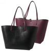 Shopping bag Tourbillon Reversible Bordeaux-Noir