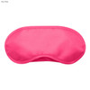 A hot pink sleep eye mask featuring a soft texture, designed to block out light for better sleep.