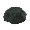 A dark green stress rock with a textured surface, resembling a natural stone.