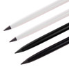 A collection of Mirage Aluminium Inkless Pens in black and white, showcasing a sleek design with no ink refills needed.
