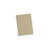 A compact sticky notepad in a pale yellow colour, featuring a simple design and a logo.