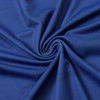 A blue polyester spandex fabric, showcasing a smooth, stretchy surface ideal for sun protection t-shirts.