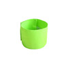 A bright green stretchy armband with a smooth texture, designed for various clothing accessory needs.