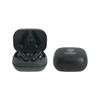 ANC Wireless Earbuds in black, housed in a compact charging case featuring a logo on the lid.