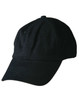 A black unstructured cap with a curved brim and ventilation holes. It has a logo on the front.
