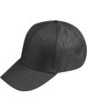 A dark heather cap with a structured design and a curved brim, featuring a logo.