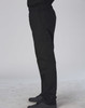Men's functional chef pants in black, featuring a straight leg design and cargo pockets. Suitable for kitchen use.