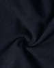 A close-up view of dark navy softshell fabric, featuring a smooth texture with a slight sheen.