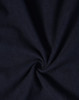 A navy softshell fabric with a smooth, textured finish, featuring a spiral pattern at the centre.