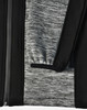 A black and grey AIWX Workwear Jacket featuring a zip closure and a textured fabric design.