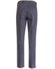 Ladies' Boston Chino Pants in grey, featuring a classic cut and a logo on the back pocket.