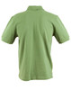 A green Men's Longbeach Polo shirt with a classic collar and short sleeves, featuring an iconic logo.