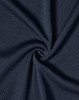 A textured fabric in a deep navy blue shade, showcasing a subtle pattern and soft, breathable quality.