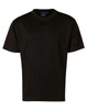 Men's cooldry short sleeve tee in black, featuring a round neck and a simple design. Includes a logo on the label.